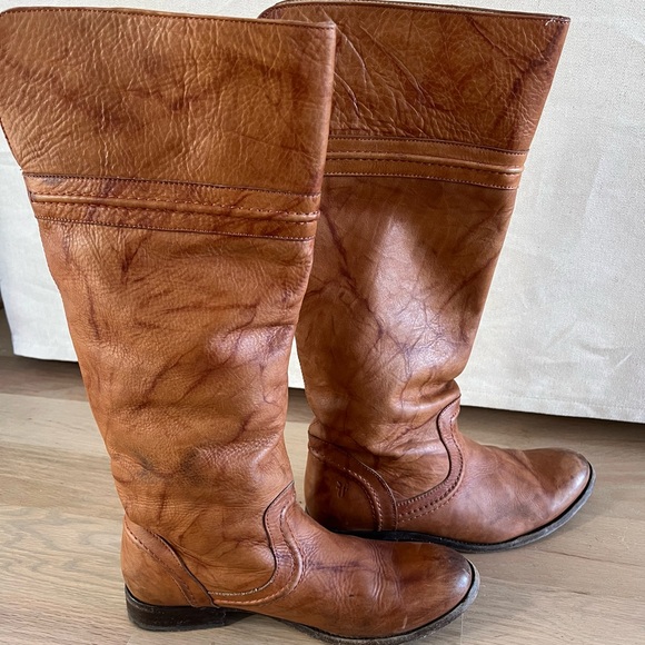 Frye 76442 Melissa Trapunto Riding Boots - Picture 10 of 10